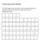 Printable Counting Board w/ Blocks (Digital File)