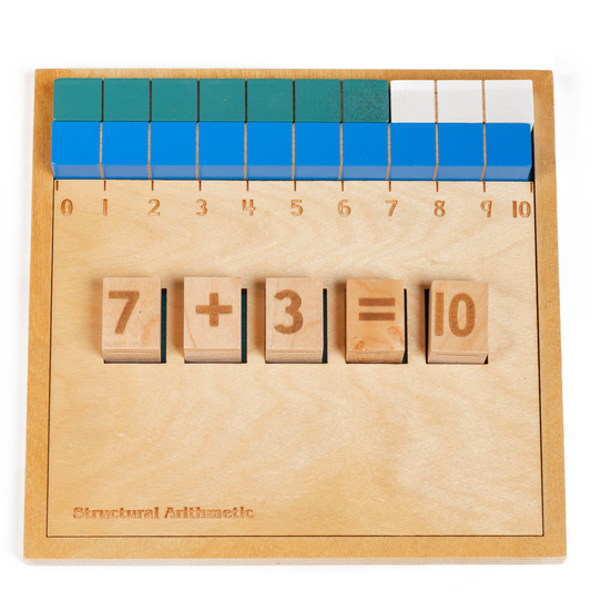 Equation Template with Blocks and Number Markers