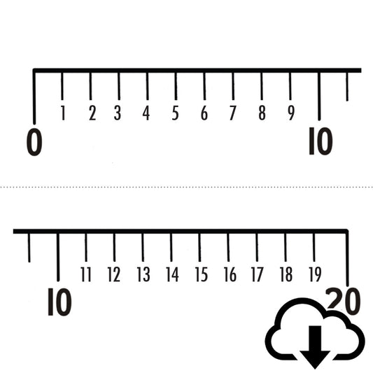 Paper Number Lines (Digital File)